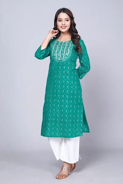 Elegant Embroidery Kurtis