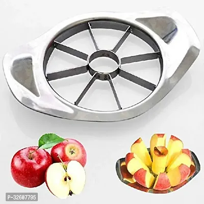 Stainless Steel Apple Cutter / Slicer with 8 Blades and Handle-thumb0