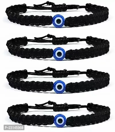 Fabric Bracelet For Men (Pack Of 4)-thumb0