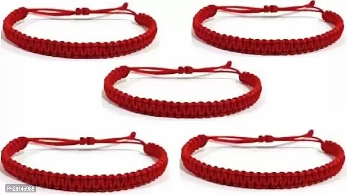 Fabric Zircon Bracelet For Men (Pack Of 5)