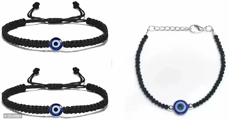 Fabric Bracelet For Men (Pack Of 3)