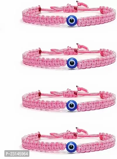 Fabric Bracelet For Men (Pack Of 4)