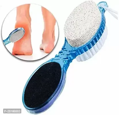 Pedicure Tool Pedicure Brush For Feet Foot Scrubber 4 In 1 Foot File With Pedicure And Manicure Brush Multi Use Pedicure Paddle Brush (Cleanse, Scrub, File And Buff)-thumb0