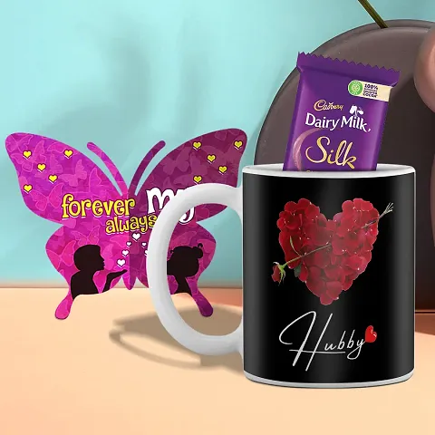 Valentine Special Combo of Mug, Card and Chocolate