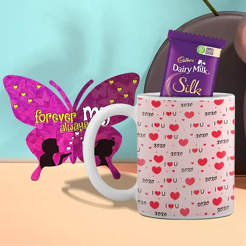 Valentine Combo of Mug, Card and Chocolate