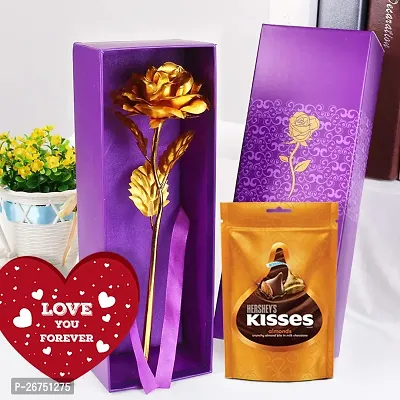 sky trends Valentine gifts Chocolate pack combo with couple gift teddy combo Rose Artificial Gift Hamper-02