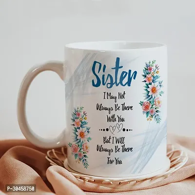 I May not Always be There Rakhi Gift for Sister Printed Coffee Mug, Teddy, Chocolate, Keychain-thumb2