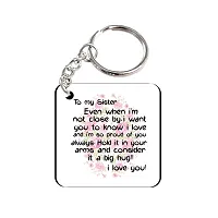 To My Sister Rakhi Gift for Sister Printed Coffee Mug, Teddy, Chocolate, Keychain-thumb1