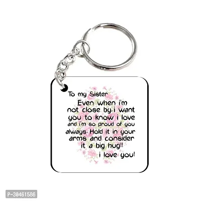 To My Sister Rakhi Gift for Sister Printed Coffee Mug, Teddy, Chocolate, Keychain-thumb2