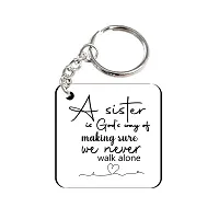 A Sister is a God's Way Rakhi Gift for Sister Printed Coffee Mug, Teddy, Chocolate, Keychain-thumb1