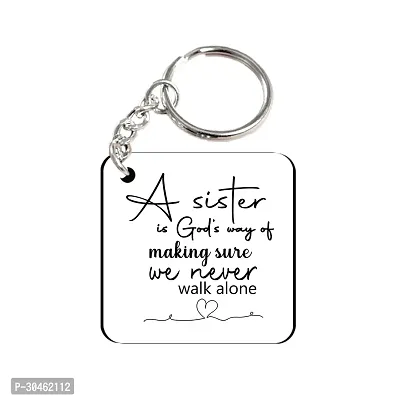 A Sister is a God's Way Rakhi Gift for Sister Printed Coffee Mug, Teddy, Chocolate, Keychain-thumb2