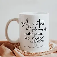 A Sister is a God's Way Rakhi Gift for Sister Printed Coffee Mug, Teddy, Chocolate, Keychain-thumb2