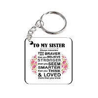 To My Sister Always Remember Rakhi Gift for Sister Printed Coffee Mug, Teddy, Chocolate, Keychain-thumb2