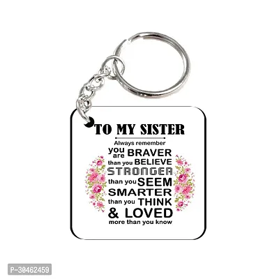 To My Sister Always Remember Rakhi Gift for Sister Printed Coffee Mug, Teddy, Chocolate, Keychain-thumb3