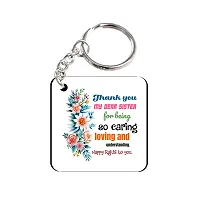 Thank You My Dear Sister Rakhi Gift for Sister Printed Coffee Mug, Teddy, Chocolate, Keychain-thumb2