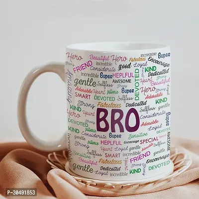 Bro printed Rakhi Gifts for Brother and Sister for Rakshabandhan coffee mug, rakhi-thumb2