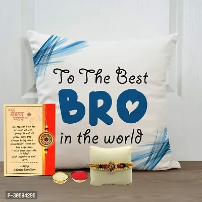 Gift for Rakhi | Rakshabandhan | Birthday for Sister and Brother | Rakhi Gift for Brother | Gift for Sister | Rakhi Gift | Rakhi Gift Ideas | Printed Cushion with Filler-074-thumb0