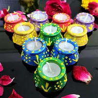 Handcraft Diwali Decoration Candle Set Pack of 10-thumb1