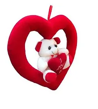 Heart Shape Couple Teddy Soft Toys Baby Toys Kids Toy Toy For Girl Birthday Gift For Girl Boys T Kids Toys For Boys Girl Miniso Soft Toys Toys Gift Items Aqua Red-thumb1