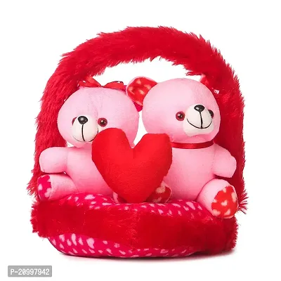 Soft Toy Teddy Bear Couple Love Soft Toy Teddy Home Decorate Design Red Velentine Special-thumb0