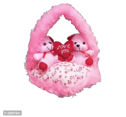 Soft Toy Soft Couple Toy For Gift Cute Couple Teddy For Gift Pink