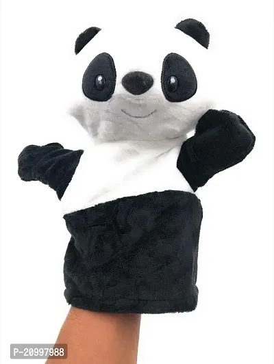 Puppet Panda For Boys Girls Premium Soft Fur Perfect For Story Telling Teaching Preschool Role Play Toy Puppets Set Of 1-thumb2