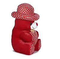 Soft Toy Pink Cap Teddy Bear Soft Toy For Kids Playing Soft Toys Hugable Lovable Plush Stuffed Toy-thumb1