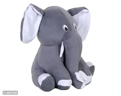 Soft Toys Appu Elephant Teddy Very Famous Toy Super Soft Fabric Vibrant For Kids Playful Huggable Lovable Stuff Toy Grey