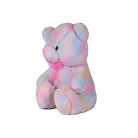 Teddy Bear Soft Toy For Kids Multicolour Toy Soft Toy For Gift Pack 1 Mulli Colour-thumb1