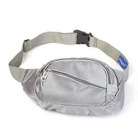 poprex Chest Bag for Men Women with Adjustable Strap, Waterproof Waist Bag utdoor Running Hiking Walking Travel Super Lightweight( grey)-thumb1