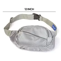 poprex Chest Bag for Men Women with Adjustable Strap, Waterproof Waist Bag utdoor Running Hiking Walking Travel Super Lightweight( grey)-thumb3