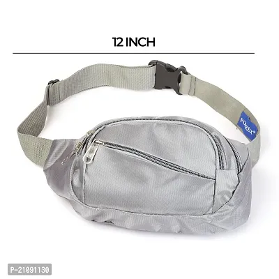 poprex Chest Bag for Men Women with Adjustable Strap, Waterproof Waist Bag utdoor Running Hiking Walking Travel Super Lightweight( grey)-thumb4