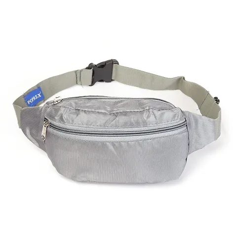 poprex Chest Bag for Men Women with Adjustable Strap, Waterproof Waist Bag utdoor Running Hiking Walking Travel Super Lightweight( grey)