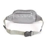 POPREX Chest Bag for Men Women with Adjustable Strap, Waterproof Waist Bag Fanny Pack for Outdoor Running Hiking Walking Travel Super Lightweight(grey )-thumb2