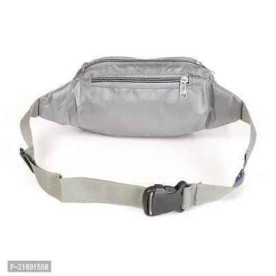 POPREX Chest Bag for Men Women with Adjustable Strap, Waterproof Waist Bag Fanny Pack for Outdoor Running Hiking Walking Travel Super Lightweight(grey )-thumb3
