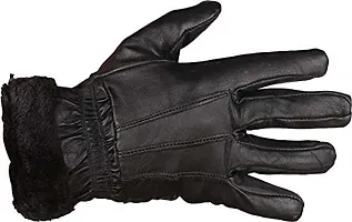 POPREX Hand Glove 1 Pair of Leather Glove, Snow Proof Winter Gloves for Man and Woman Hand Protective from Winter and Cold Bike and Car Riding Glove-thumb4