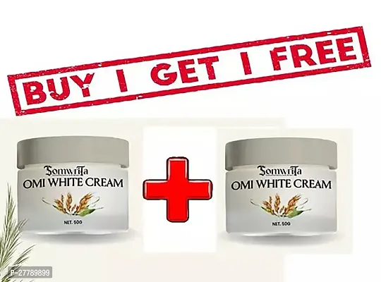 OMI WHITE CREAM 50GR - Advanced Whitening  Brightening Cream, (50 g) Pack of 2