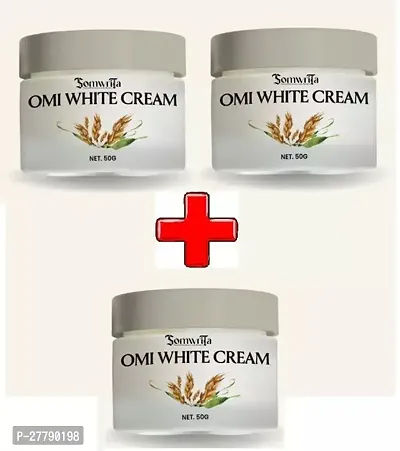 OMI WHITE CREAM 50GR - Advanced Whitening  Brightening Cream, (50 g) Pack of 3
