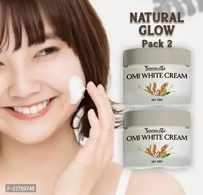 OMI WHITE CREAM 50GR - Advanced Whitening  Brightening Cream, (50 g) Pack of 2