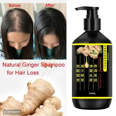 Black Ginger Hair Dye Instant Hair Growth Shampoo / Black Ginger Anti-Dandruff Shampoo For Healthy Scalp  Hair / Daily Use Shampoo / Damage Repairs / Scalp Nourishing Black Ginger Shampoo for Hair Gr