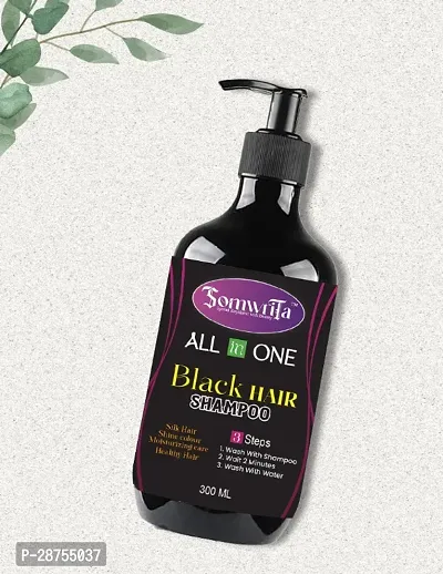 SOMWRITA Hair Shampoo for Women  Men 100% Coverage Shampoo 300ml-thumb0