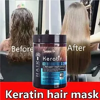 PROFESSIONAL Keratin Cream Hair Mask, Moisturizing  Smoothing for Dry Damaged Pack of 1(500gm)-thumb1