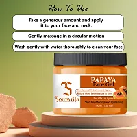 SOMWRITA Papaya Face Gel For Glowing and Smoothing Skin - 100ml (Pack of 2)-thumb1