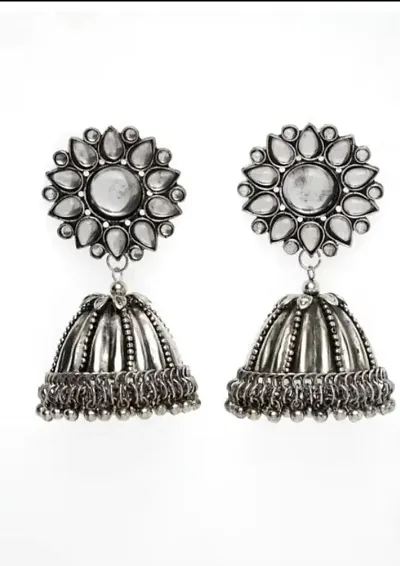 Stylish Fancy Designer Alloy Jhumkas Earrings For Women