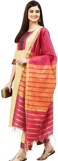 Attractive Straight Kurta Bottom With Dupatta For Women