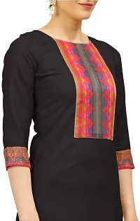 Stylish Cotton Straight Printed Kurta, Bottom and Dupatta Set For Women-thumb2