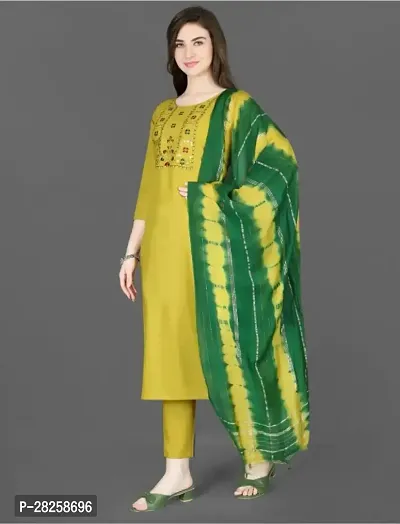 Partywear wear Kurta Pant with Dupattas set for Women