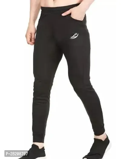 Dry Fit Black Sports Trousers Pant with stylish pocket