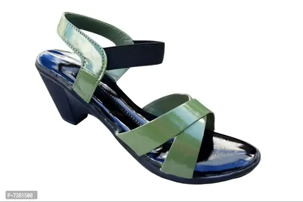 Green Coloured Heel for Women-thumb3