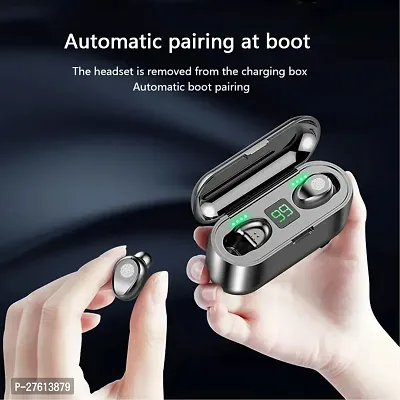 f9 TWS Bluetooth 5.0 Wireless Earbuds Touch Waterproof LED Digital Display Bluetooth Headset (True Wireless)-thumb4